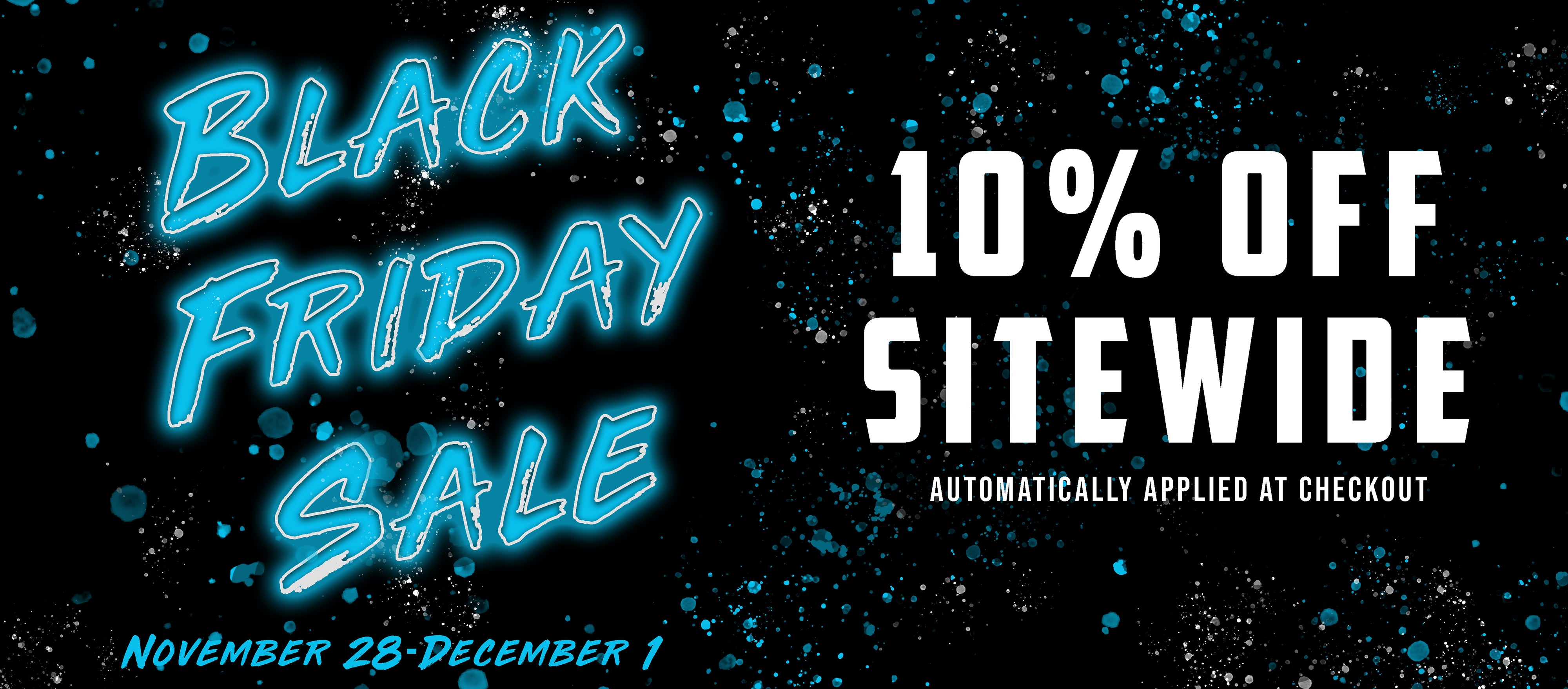 Black friday website banner 2025