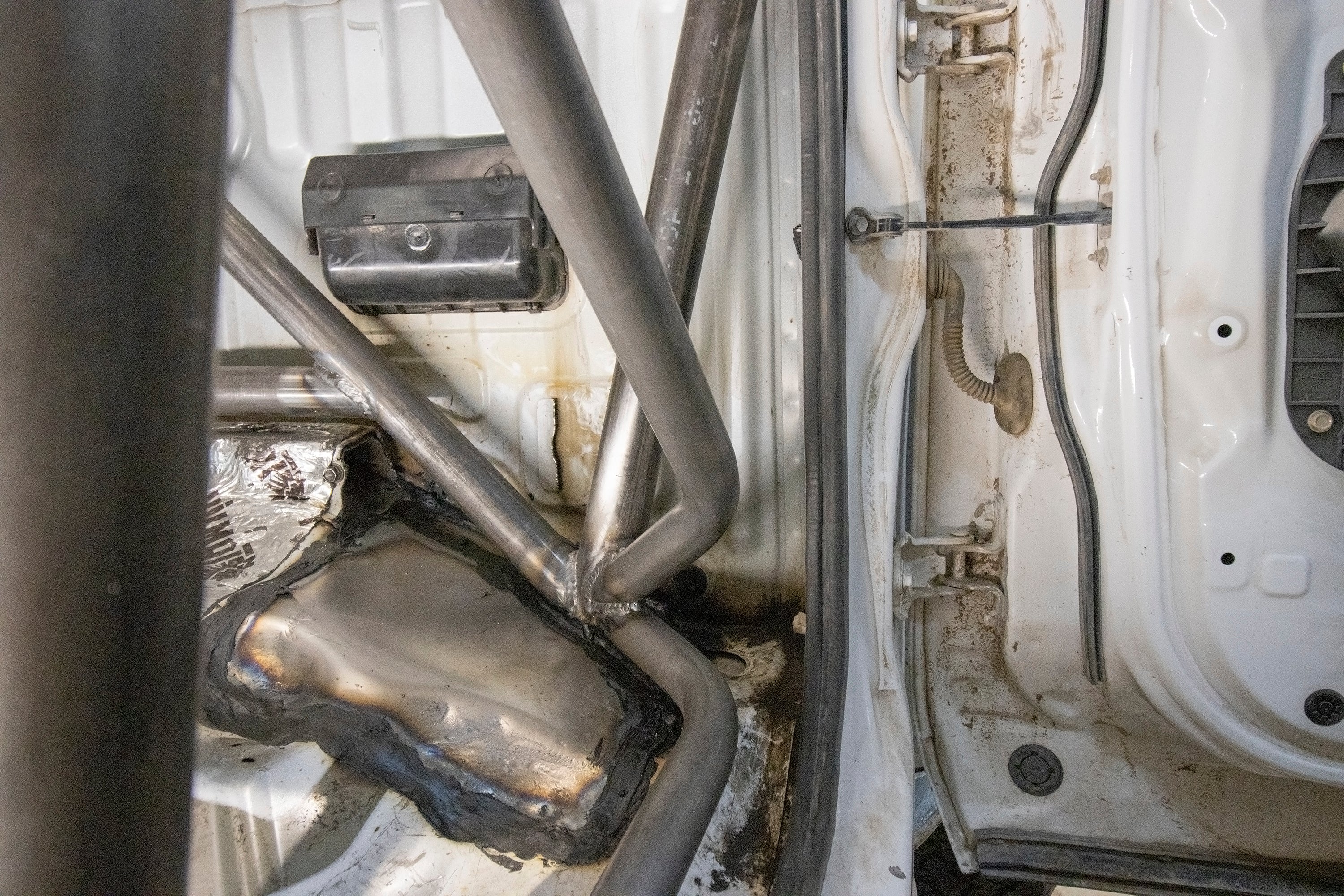 First gen Toyota Tundra Weld It Yourself Cage Kit, WIY, Rollcage, Rear Floor Plates Driver Side