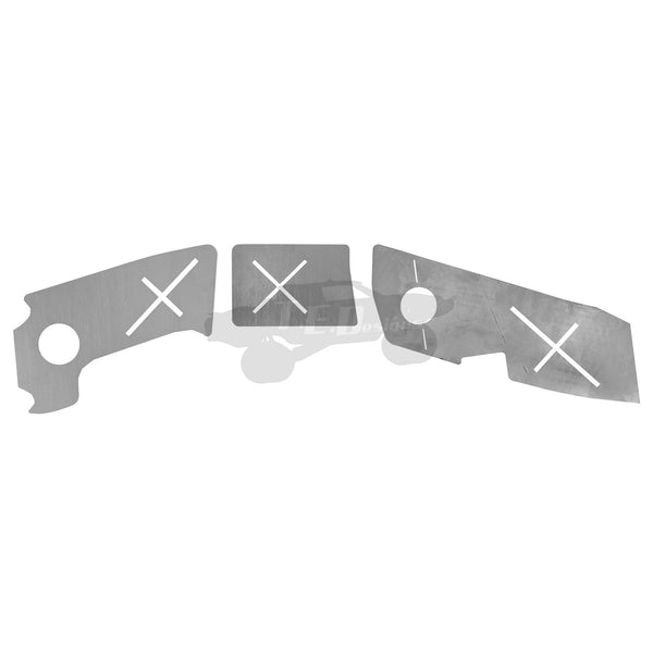 '99-'06 2WD Chevy Frame Plates With UCA Cut Outs - 1
